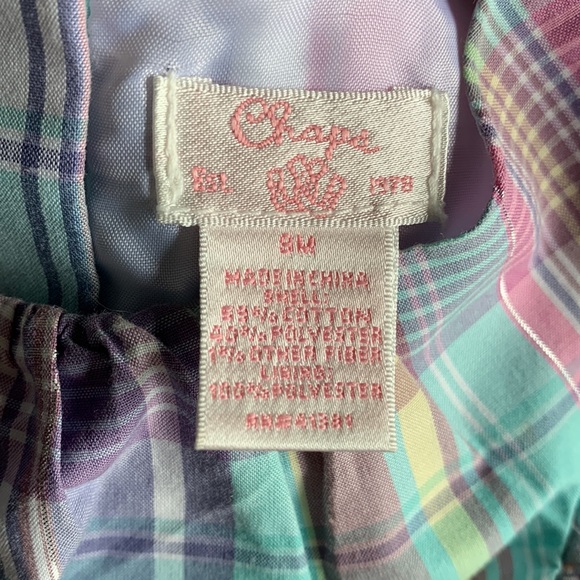 Chaps, 9-12m, Stunning Balloon Dress, Multiple Colors Blend Beautifully, - Picture 9 of 12